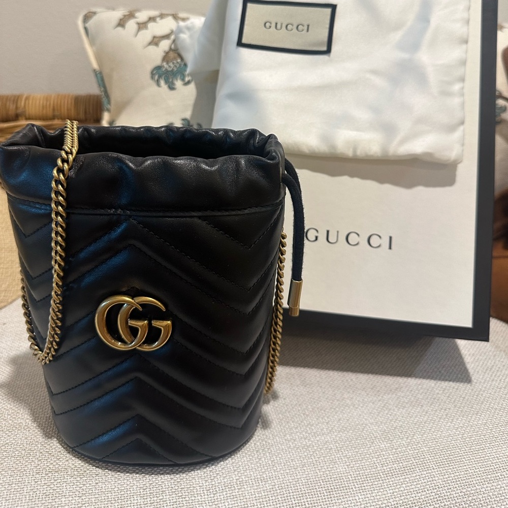 Gucci Marmont Mini Bucket Bag